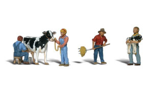 Woodland Scenics ~ HO Scale ~ People ~ Dairy Farmers ~ A1887