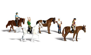 Woodland Scenics ~ HO Scale ~ People ~ Horseback Riders ~ A1889