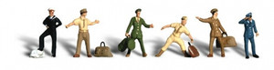 Woodland Scenics ~ HO Scale ~ People ~ Uniformed Travelers ~ A1892