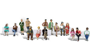 Woodland Scenics ~ HO Scale ~ Sixteen Passengers ~ A1908