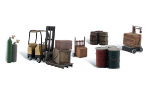 Woodland Scenics ~ HO Scale ~ Loading Dock Details ~ A1934