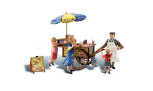 Woodland Scenics ~ HO Scale ~ Wally's Wiener Wagon ~ A1945