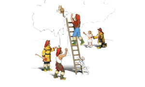 Woodland Scenics ~ N Scale ~ Firemen to the Rescue ~ A2151