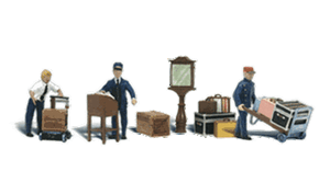 Woodland Scenics ~ N Scale ~ Depot Workers and Accessories ~ A2211