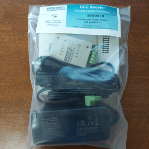 SPROG SBoost II Package ~ 2.5 Amp Booster With Power Supply ~ Works With All DCC Systems