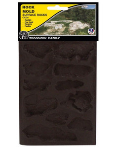 Woodland Scenics ~ Surface Rocks Mold ~ C1231
