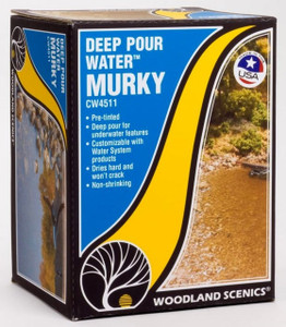 Woodland Scenics ~ Deep Pour Water ~ Murky ~ CW4511