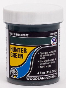 Woodland Scenics ~ Water Undercoat ~ Hunter Green ~ CW4532