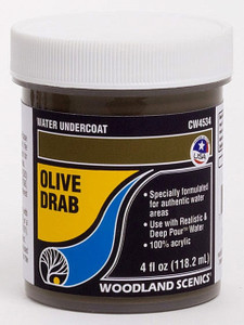 Woodland Scenics ~ Water Undercoat ~ Olive Drab ~ CW4534