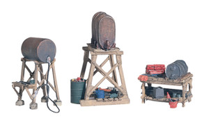 Woodland Scenics ~ HO Scale ~ 3 Fuel Stands Kit ~ D212