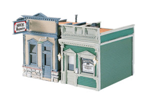 Woodland Scenics ~ HO Scale Building ~ Doctor's Office & Shoe Repair Kit ~ D224