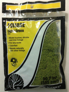 Woodland Scenics ~ Foliage Bushes & Shrubs ~ Light Green ~ F51