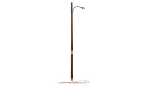 Woodland Scenics ~ O Scale ~ Wooden Pole Street Light (Pack of 2) ~ JP5646