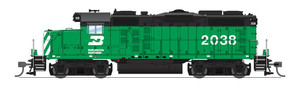 Broadway Limited ~ HO Scale ~ Burlington Northern ~ GP20 #2038 ~ Paragon4 DC/DCC/Sound ~ 4267