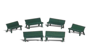 Woodland Scenics ~ O Scale ~ Park Benches ~ A2758