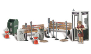 Woodland Scenics ~ O Scale ~ Street Accessories ~ A2764