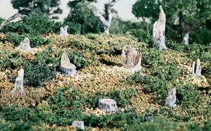 Woodland Scenics ~ Cut Stumps (14) ~ S31