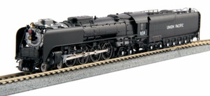 Kato ~ N Scale ~ Union Pacific ~ Black 4-8-4 FEF-3 #838 With ESU LokSound ~ 126-0402LS