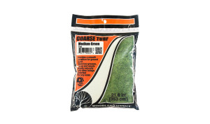 Woodland Scenics ~ Coarse Turf, Medium Green ~ T64
