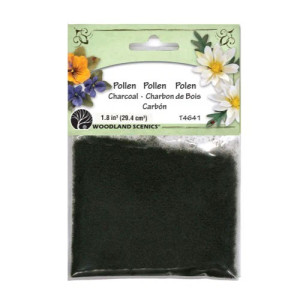 Woodland Scenics ~ Turf Fine Pollen Charcoal ~ T4641