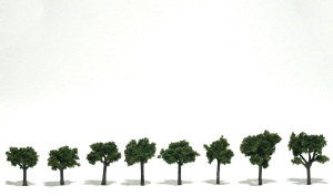 Woodland Scenics ~ Medium Green Trees ~ 3/4" to 1" ~ TR1501