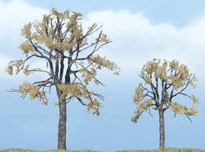 Woodland Scenics ~ Premium Dead Elm Tree ~ 3.25" to 2.25" (2) ~ TR1602