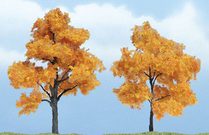 Woodland Scenics ~ Premium Fall Maple Tree ~ 3" to 2.5" (2) ~ TR1604