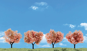 Woodland Scenics ~ Flowering Trees (4) ~ TR3593