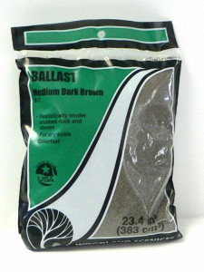 Woodland Scenics ~ Dark Brown Medium ~ Ballast ~ Any Scale ~ B78