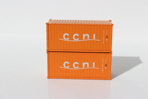 Jacksonville Terminal Company ~ N Scale ~ 20' Standard Height Containers CCNI ~205306