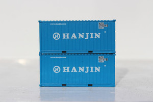 Jacksonville Terminal Company ~ HANJIN ~ 20' Std. Height Containers ~ 205312