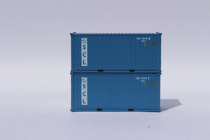 Jacksonville Terminal Company ~ N Scale ~ 20' Std Height Containers Safmarine (2) ~205326