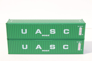 Jacksonville Terminal Company ~ UASC (green) ~ 40' Canvas/Open top Container ~ 402006