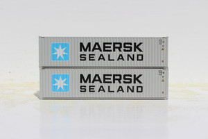 Jacksonville Terminal JTC ~ N Scale ~ 40' High Cube Containers Maersk (2) ~ 405117