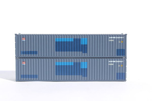 Jacksonville Terminal JTC ~ N Scale ~ AL (NYK patch)40' Height Corrugated Containers ~ 405328