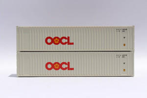 Jacksonville Terminal JTC ~ N Scale ~ 40' 2-P-44-P-2 Panel Containers, OOCL (2) ~ 405504