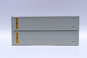 Jacksonville Terminal JTC ~ N Scale ~ 40' 2-P-44-P-2 Panel Containers, TransOcean (2) ~ 405524