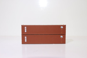 Jacksonville Terminal JTC ~ N Scale ~ 40' 3-Rib X-Panel Side Containers, Trans Freight Lines(TFL) ~ 405601