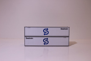 Jacksonville Terminal JTC ~ N Scale ~ SEATRAIN 40' Height Smooth-Side Containers ~ 405665