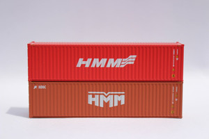Jacksonville Terminal JTC ~ N Scale ~ 40' High Cube Containers, HMM (2) ~ 405805