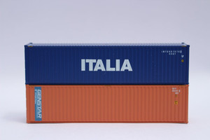 Jacksonville Terminal JTC ~ N Scale ~ 40' High Cube Containers, Italia/Genstar(2) ~ 405807