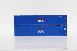 Jacksonville Terminal JTC ~ N Scale ~  APL 48' HC 3-42-3 Corrugated Containers ~ 485001