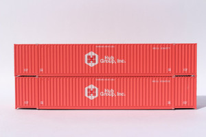 Jacksonville Terminal JTC ~ N Scale ~ HUB GROUP 53' HC 6-42-6 Corrugated Containers ~ 535003