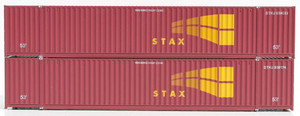 Jacksonville Terminal JTC ~ N Scale ~ STAX 53' HIGH CUBE 6-42-6 Corrugated Containers ~ 535004