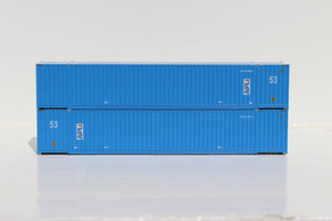 Jacksonville Terminal JTC ~ N Scale ~ APL 53' HIGH CUBE 6-42-6 Corrugated Containers ~ 535005