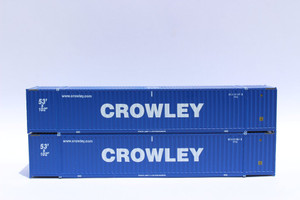 Jacksonville Terminal JTC ~ N Scale ~ 53' High Cube 6-42-6 Containers Crowley (2) ~ 535031