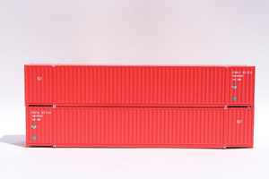 Jacksonville Terminal JTC ~ N Scale ~ 53' High Cube 6-42-6 Containers, Canadian Tire(2) ~ 535049