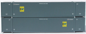 Jacksonville Terminal JTC ~ N Scale ~ 53' High Cube 8-55-8 Containers, EMP (2) ~ 537037