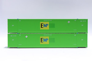 Jacksonville Terminal JTC ~ N Scale ~ 53' High Cube 8-55-8 Containers, EMP (2) ~ 537039