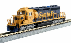 Kato ~ N Scale ~ EMD SD40-2 ~ Santa Fe ATSF #5088 ~ DCC Ready ~ 176-8210